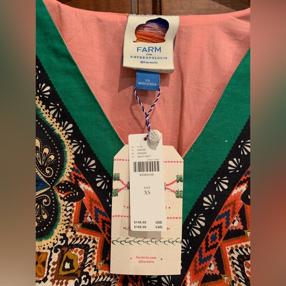 Farm Rio Puff Sleeve Top - Picture 3 of 5